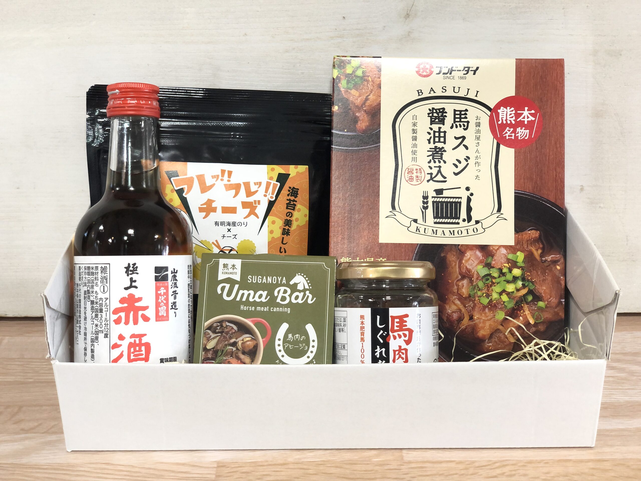 たまララ冬ギフトのご紹介】～店頭限定販売『熊本赤酒とおつまみセット